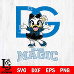 Orlando Magic Dolce And Gabbana Daisy Duck Disney Svg Eps Dxf Png File, Digital Download, Instant Download