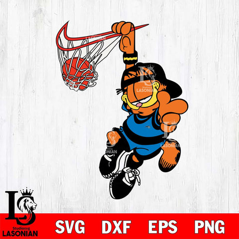 Orlando Magic Garfield Svg Eps Dxf Png File, Digital Download