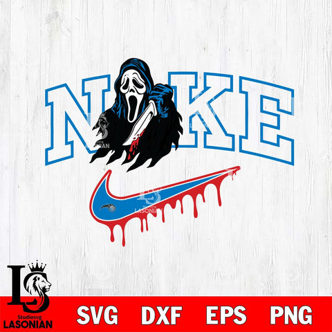 Orlando Magic Ghostface Nike Svg Eps Dxf Png File, Digital Download, Instant Download