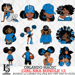 Orlando Magic Girl NBA Bundle 12 Svg Eps Dxf Png File, Digital Download, Instant Download