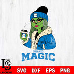 Orlando Magic Girls Grinch Bougie Svg Eps Dxf Png File, Digital Download, Instant Download