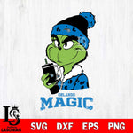 Orlando Magic Grinch Bougie Leopard Svg Eps Dxf Png File, Digital Download, Instant Download