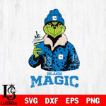 Orlando Magic Grinch Leopard Svg Eps Dxf Png File, Digital Download, Instant Download