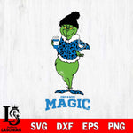 Orlando Magic Grinch Leopard Coffee Svg Eps Dxf Png File, Digital Download, Instant Download