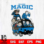 Orlando Magic Jason Voorhees Horror 10 Svg Eps Dxf Png File, NBA svg, Digital Download, Instant Download