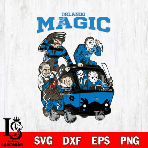 Orlando Magic Jason Voorhees Horror 10 Svg Eps Dxf Png File, NBA svg, Digital Download, Instant Download