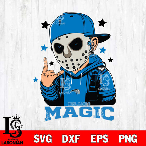Orlando Magic Jason Voorhees Horror 9 Svg Eps Dxf Png File, NBA svg, Digital Download, Instant Download