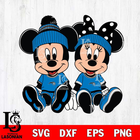 Orlando Magic Mickey Minne 3 Nba Svg Eps Dxf Png File, NBA svg, Digital Download, Instant Download
