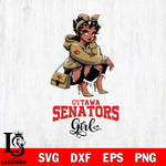 Ottawa Senators Fashion Black Fan Girl Betty Boop, Svg Eps Dxf Png File, Digital Download
