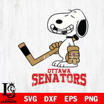 Ottawa Senators Snoopy NHL Hockey SVG DXF EPS PNG FILE,NHL File Cut,Disney Digital Download,Instant Download, Silhouette