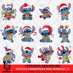 Ottawa Senators Stitch Sport Christmas NHL Bundle 12 Svg Eps Dxf Png File, Digital Download, Instant Download