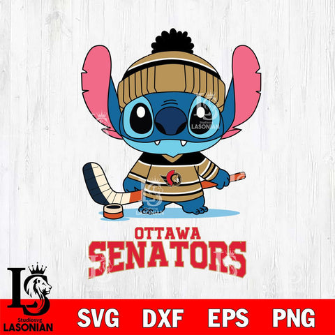 Ottawa Senators Stitch Sport NHL Hockey SVG DXF EPS PNG FILE,NHL File Cut,Disney Digital Download,Instant Download, Silhouette