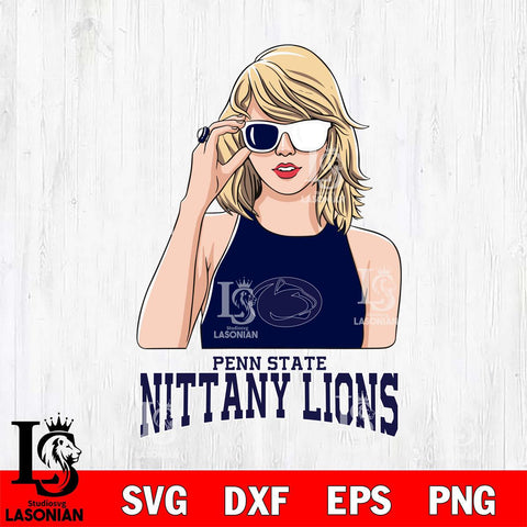 Penn State Nittany Lions And Taylor Swift Fan Svg Eps Dxf Png File, Digital Download, Instant Download