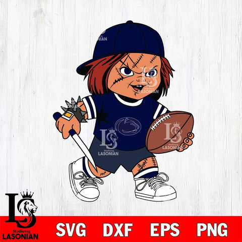 Penn State Nittany Lions Chucky Horror 10 Svg Eps Dxf Png File, NCAA svg, Digital Download, Instant Download