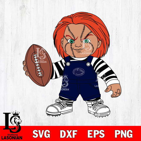 Penn State Nittany Lions Chucky Horror 12 Svg Eps Dxf Png File, NCAA svg, Digital Download, Instant Download
