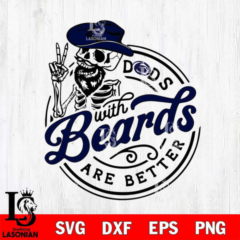 Penn State Nittany Lions Dad With Beard Are Better Svg Eps Dxf Png File, Digital Download, Instant Download