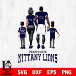Penn State Nittany Lions Family Love Rugby SVG DXF EPS PNG FILE,NCAA SVG, Father day Digital Download,Instant Download, Silhouette