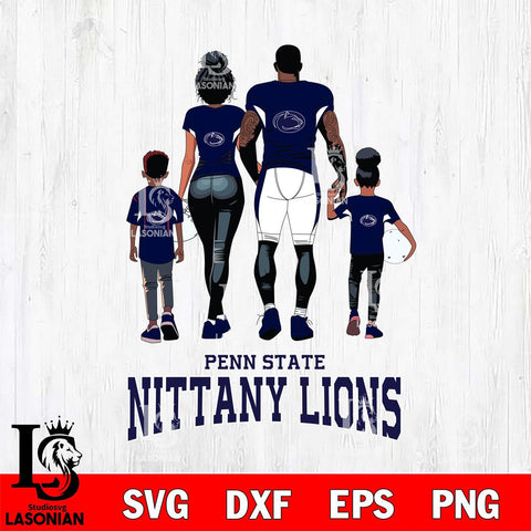 Penn State Nittany Lions Family Love Rugby SVG DXF EPS PNG FILE,NCAA SVG, Father day Digital Download,Instant Download, Silhouette