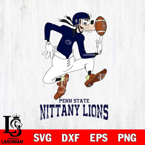 Penn State Nittany Lions Goofy Circus Football SVG DXF EPS PNG FILE,NCAA svg ,Football Digital Download,Instant Download, Silhouette