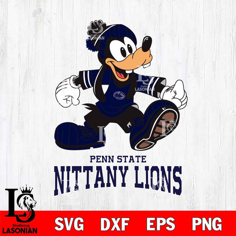Penn State Nittany Lions Goofy Cool Sport SVG DXF EPS PNG FILE,NCAA svg ,Football Digital Download,Instant Download, Silhouette