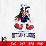Penn State Nittany Lions Goofy Football Player SVG DXF EPS PNG FILE,NCAA svg ,Football Digital Download,Instant Download, Silhouette
