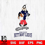 Penn State Nittany Lions Goofy Player SVG DXF EPS PNG FILE,NCAA svg ,Football Digital Download,Instant Download, Silhouette