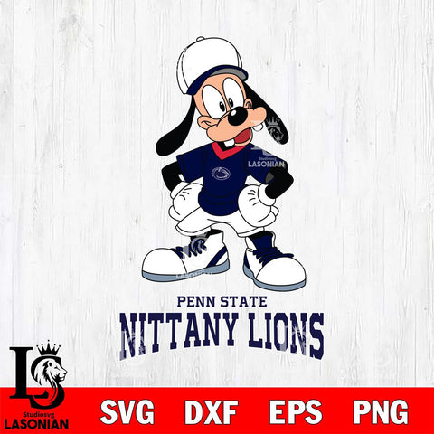 Penn State Nittany Lions Goofy Sport SVG DXF EPS PNG FILE,NCAA svg ,Football Digital Download,Instant Download, Silhouette