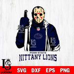 Penn State Nittany Lions Jason Voorhees Horror 3 Svg Eps Dxf Png File, NCAA svg, Digital Download, Instant Download