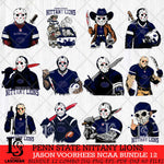Penn State Nittany Lions Jason Voorhees Horror Bundle 12 SVG Eps Dxf Png File, bundle NCAA svg, Digital Download, Instant Download