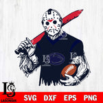 Penn State Nittany Lions Jason Voorhees Horror Halloween 2 Svg Eps Dxf Png File, NCAA svg, Digital Download, Instant Download