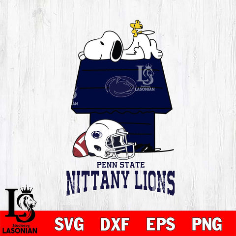 Penn State Nittany Lions Snoopy Chill Football SVG DXF EPS PNG FILE,Snoopy File Cut, NCAA Digital Download,Instant Download,Christmas Silhouette