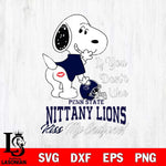 Penn State Nittany Lions Snoopy If you dont like kiss SVG DXF EPS PNG FILE,Snoopy File Cut, NCAA Digital Download,Instant Download,Christmas Silhouette