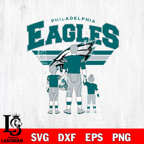Best dad ever Philadelphia Eagles SVG DXF EPS PNG FILE, File Cut, Digital Download,Instant Download, Silhouette, Cricut