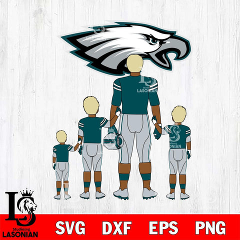 Philadelphia Eagles Best Dad Ever , father day , DAD NFL Svg Eps Dxf Png File, Digital Download, Instant Download