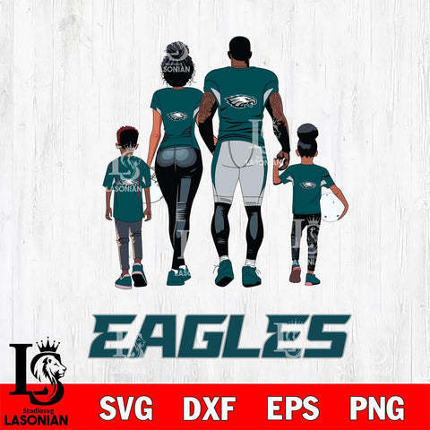 Philadelphia Eagles Family Love Rugby SVG DXF EPS PNG FILE,NFL SVG, Father day Digital Download,Instant Download, Silhouette