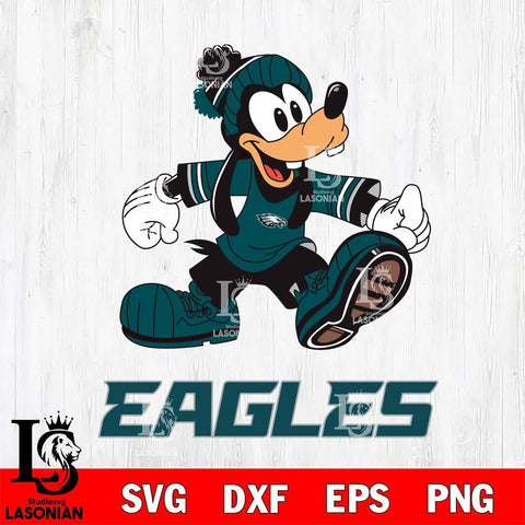 Philadelphia Eagles Goofy Cool Sport SVG DXF EPS PNG FILE,NFL Cricut ,Football Digital Download,Instant Download, Silhouette