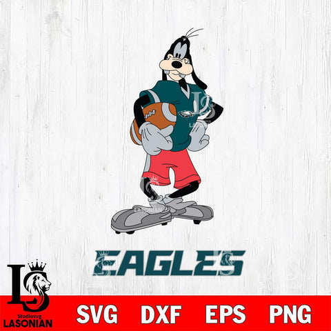 Philadelphia Eagles Goofy Player SVG DXF EPS PNG FILE,NFL Cricut ,Football Digital Download,Instant Download, Silhouette