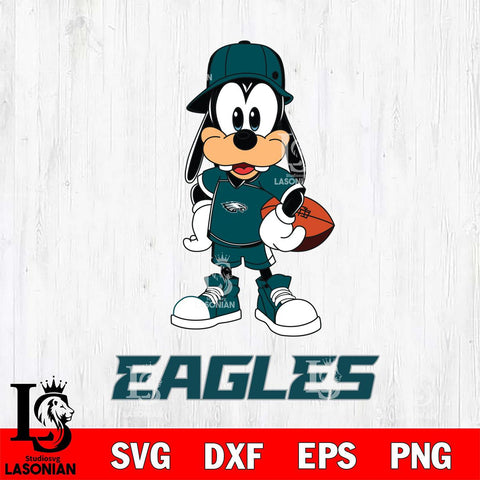 Philadelphia Eagles Goofy rugby SVG DXF EPS PNG FILE,NFL Cricut ,Football Digital Download,Instant Download, Silhouette