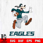 Philadelphia Eagles Goofy rugby Sport SVG DXF EPS PNG FILE,NFL Cricut ,Football Digital Download,Instant Download, Silhouette