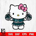 Philadelphia Eagles Hello Kitty Cheerleader 9 Svg Eps Dxf Png File, Digital Download, Instant Download