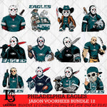 Philadelphia Eagles Jason Voorhees Horror Bundle 12 SVG Svg Eps Dxf Png File,Bundle NFL svg, Digital Download, Instant Download