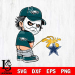 Philadelphia Eagles Michael Myers Piss On Dallas Cowboys Svg Eps Dxf Png File, Digital Download, Instant Download