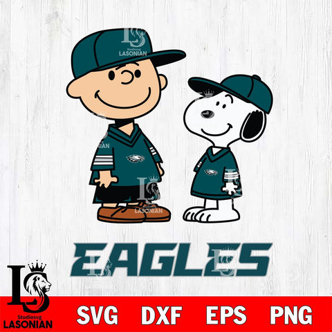 Philadelphia Eagles Peanuts Snoopy Football SVG DXF EPS PNG FILE,Snoopy File Cut, Nfl Digital Download,Instant Download, Silhouette