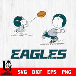 Philadelphia Eagles Peanuts play football SVG DXF EPS PNG FILE,Snoopy File Cut, Nfl Digital Download,Instant Download, Silhouette