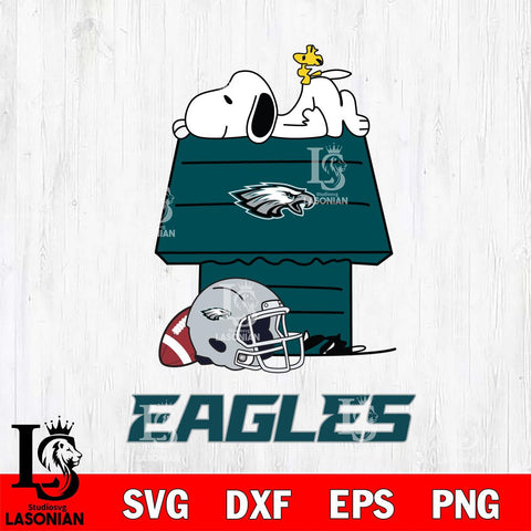 Philadelphia Eagles Snoopy Chill Football SVG DXF EPS PNG FILE,Snoopy File Cut, Nfl Digital Download,Instant Download, Silhouette
