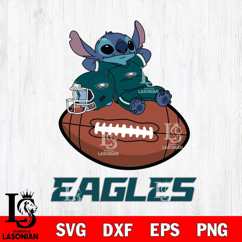 Philadelphia Eagles Stitch Big NFL football SVG DXF EPS PNG FILE, NFL File Cut, Digital Download,Instant Download, Silhouette, Cricut