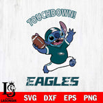 Philadelphia Eagles Stitch Touchdown SVG DXF EPS PNG FILE, NFL File Cut, Digital Download,Instant Download, Silhouette, Cricut
