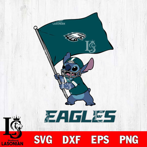 Philadelphia Eagles Stitch flag SVG DXF EPS PNG FILE, NFL File Cut, Digital Download,Instant Download, Silhouette, Cricut