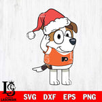 Philadelphia Flyers Bluey Jack Christmas Svg Eps Dxf Png File, Digital Download, Instant Download