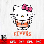 Philadelphia Flyers Hello Kitty NHL Hockey SVG DXF EPS PNG FILE,NHL File Cut,Disney Digital Download,Instant Download, Silhouette